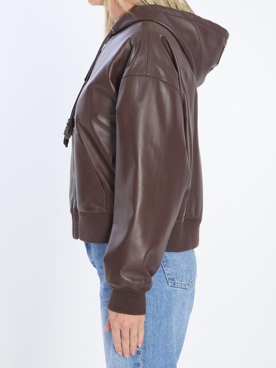 25FW 로에베 가죽 자켓 S359Y34L75 BROWN - LOEWE