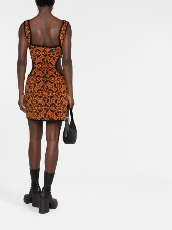  마린세르 숏 원피스 D188SS23W WOVCO000503 Red - MARINE SERRE