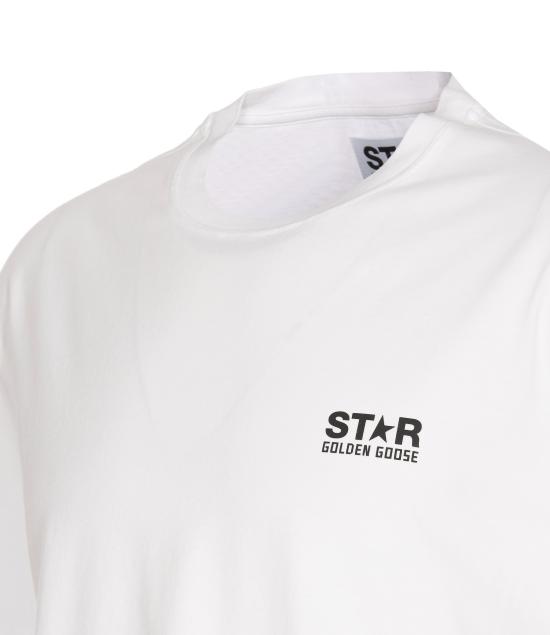 25FW 골든구스 반팔 티셔츠 GMP01220 P00087910283 White - GOLDEN GOOSE