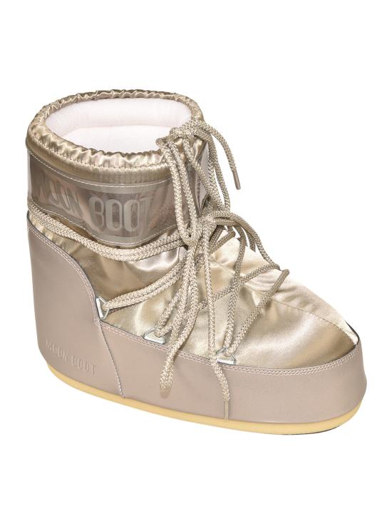 25FW 문부츠 아이콘 나일론 로우 부츠 80D1409350 B003 Platinum - MOON BOOT