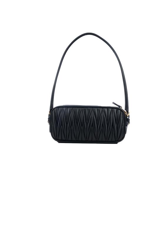 26SS 미우미우 마테라쎄 나파 가죽 파우치 5NE024AFPP F0002 Nero - MIU MIU