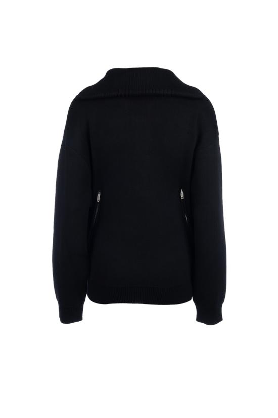 25FW 발렌시아가 백투프론트 터틀넥 스웨터 848840T3421 1000 BLACK - BALENCIAGA