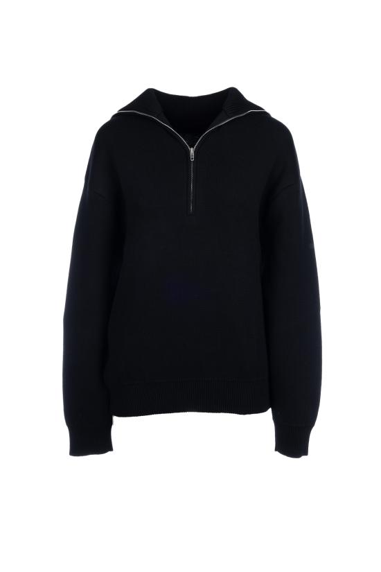 25FW 발렌시아가 백투프론트 터틀넥 스웨터 848840T3421 1000 BLACK