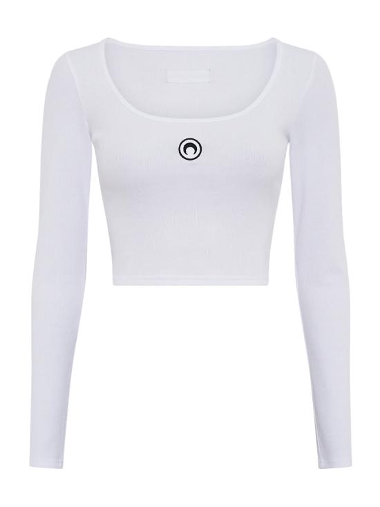 25FW 마린세르 긴팔 티셔츠 WTT033ACJER0011 WH10 White