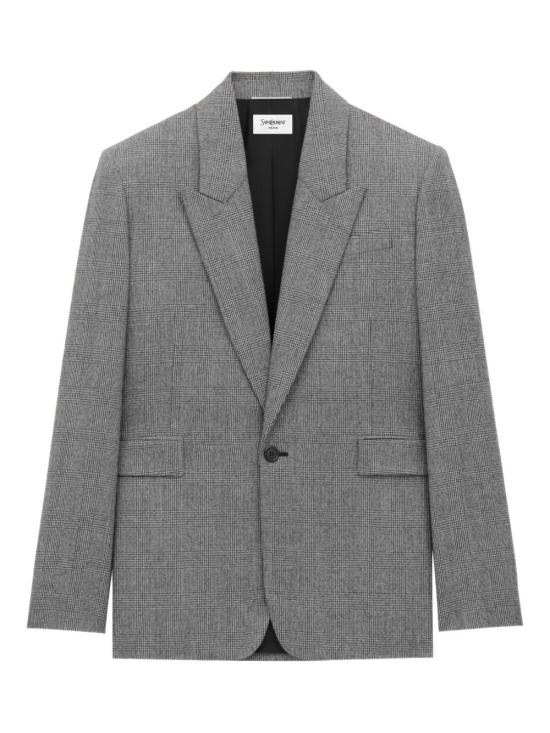 25FW 생로랑 수트 자켓 837196Y5H54 1095 Noir craie