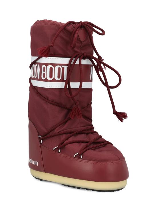 25FW 문부츠 아이콘 나일론 부츠 80D1400440 D013 Red - MOON BOOT