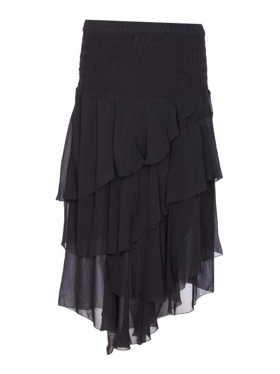  이자벨마랑에뚜왈 미디 스커트 JU0367FAC3J01E01BK Black - ISABEL MARANT ETOILE