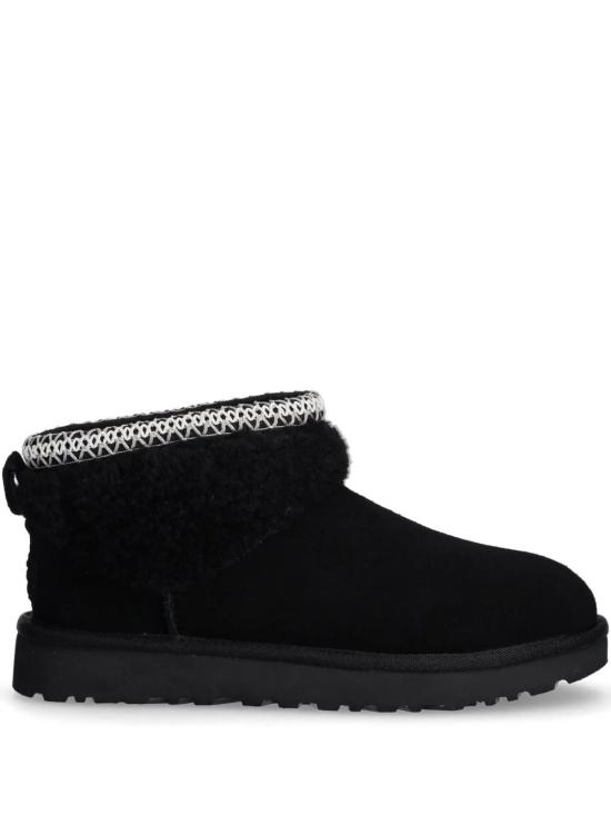 25FW 어그 클래식 울트라 미니 맥시 컬리 부츠 1158263 BLK Black