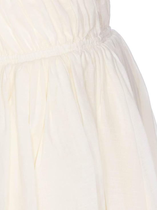 25FW 알라이아 숏 스커트 AA9J2341W069B000 White - ALAIA