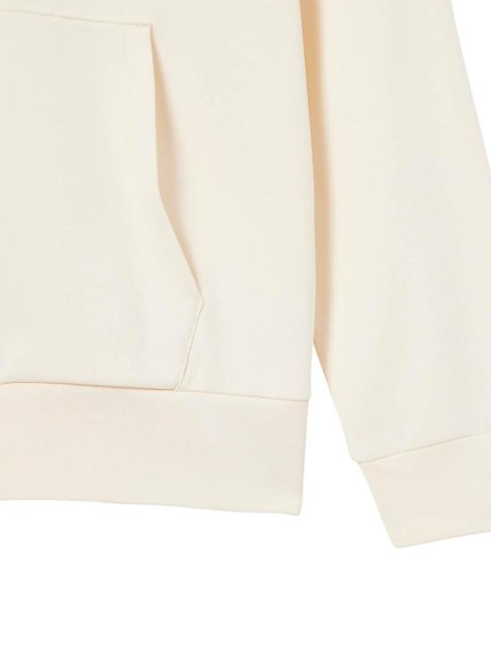 25FW 라코스테 오가닉 코튼 후드 티셔츠 SH9623XFJ Beige - LACOSTE