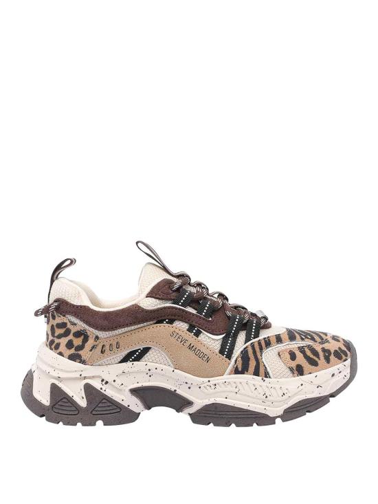  스티브매든 스니커즈 ANIMATESLBRNLEOPARD Brown