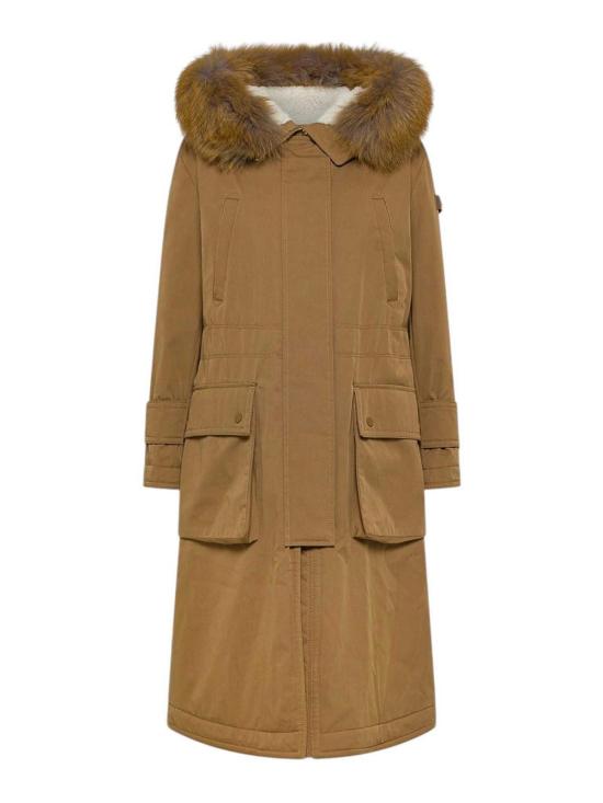  페트레이 킬티 CNL 폭스 퍼 맥시 파카  PED545301112001894 Brown