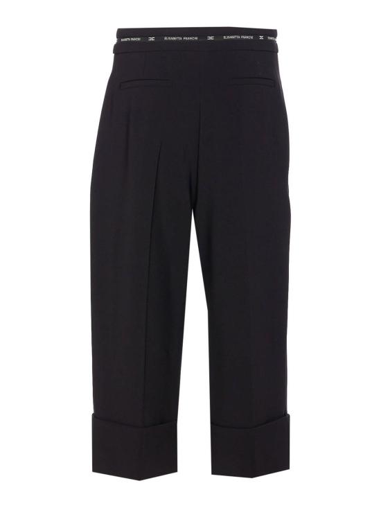 25FW 엘리자베타프랜치 스트레이트 팬츠 PA11656E2110 Black - ELISABETTA FRANCHI
