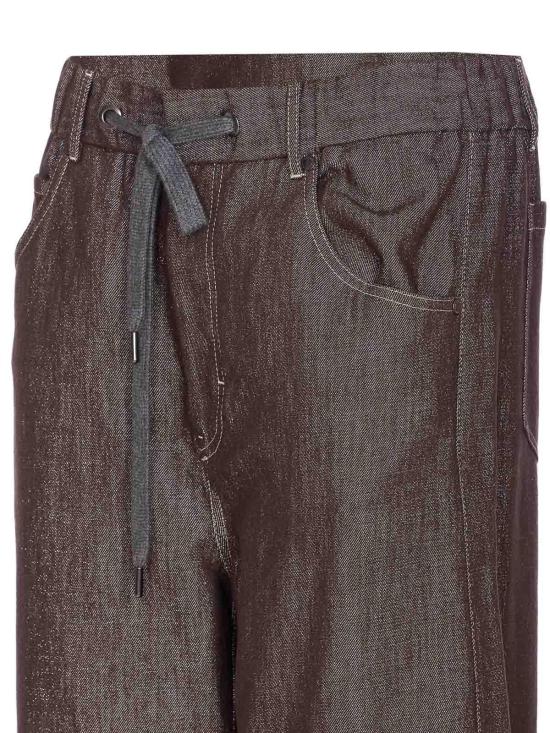 26FW 브루넬로 쿠치넬리 트레이닝/조거 팬츠 MB148MY599C003 Brown - BRUNELLO CUCINELLI