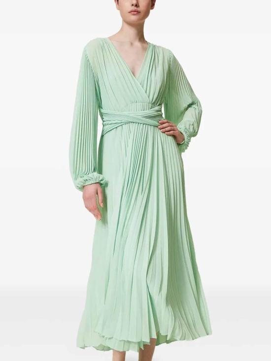 25SS 트윈셋 미디 스커트 251TP233012080 Light Green - TWINSET
