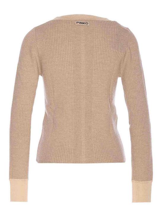  핑코 가디건 105543A2S3D23 Beige - PINKO