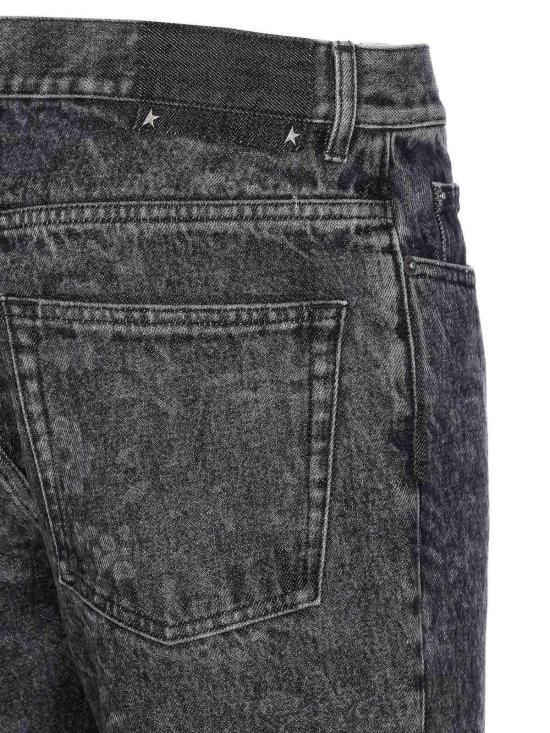 25FW 골든구스 스트레이트 팬츠 GMP01636P00208090497 Black - GOLDEN GOOSE