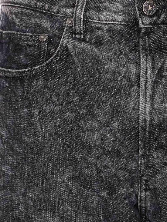 25FW 골든구스 스트레이트 팬츠 GMP01636P00208090497 Black - GOLDEN GOOSE