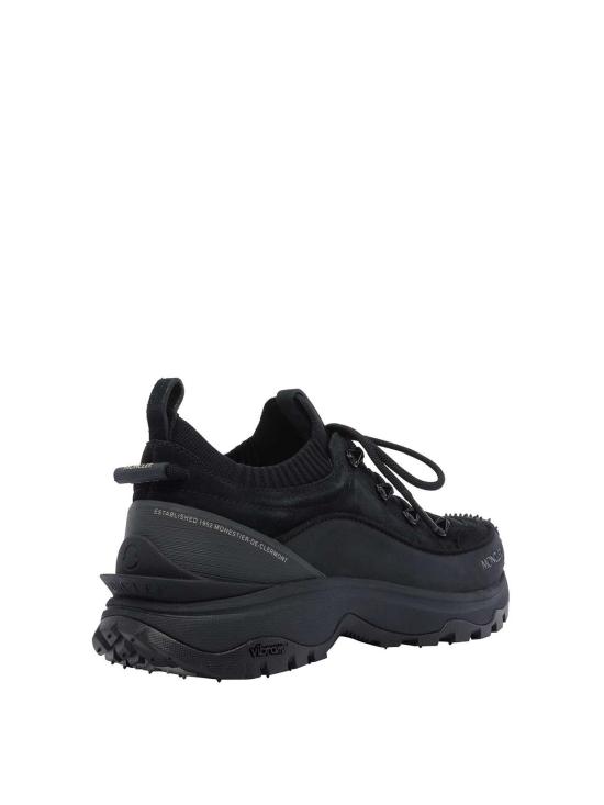 25FW 몽클레어 트레일그립 라이트3 누벅 앤 스웨이드 트레이너 4M00290M7242999 Black - MONCLER