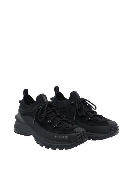 25FW 몽클레어 트레일그립 라이트3 누벅 앤 스웨이드 트레이너 4M00290M7242999 Black - MONCLER