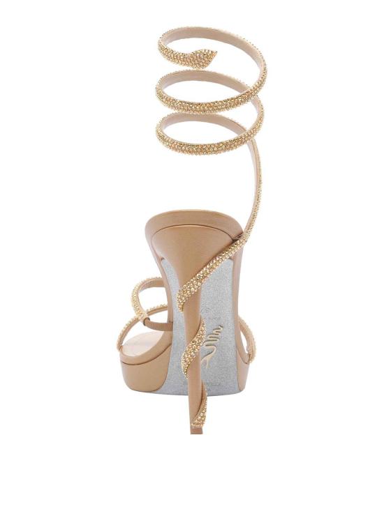 26SS 르네 카오빌라 뮬/슬리퍼 C12597120R001V184 Gold - RENE CAOVILLA