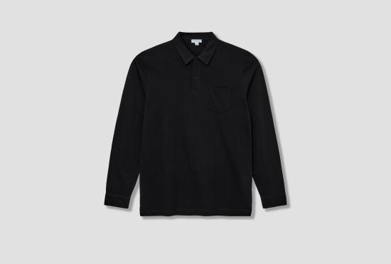25FW 선스펠 긴팔 티셔츠 MPOL1031 BKAA