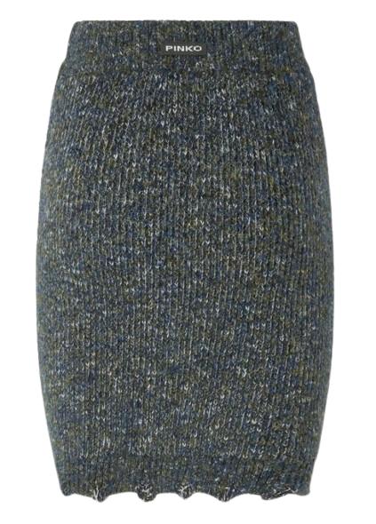 25FW 핑코 미디 스커트 LOVEAND105970 A2YBVGC Verde grigio - PINKO