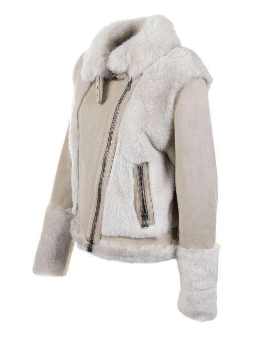  히소 코트 SOULTOSC SUEDEPARCHTENENT Beige - HISO