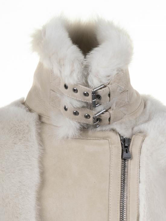  히소 코트 SOULTOSC SUEDEPARCHTENENT Beige - HISO