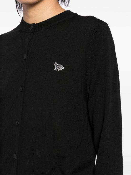 25SS 메종키츠네 가디건 MW00507 KT1036P199 Black - MAISON KITSUNE