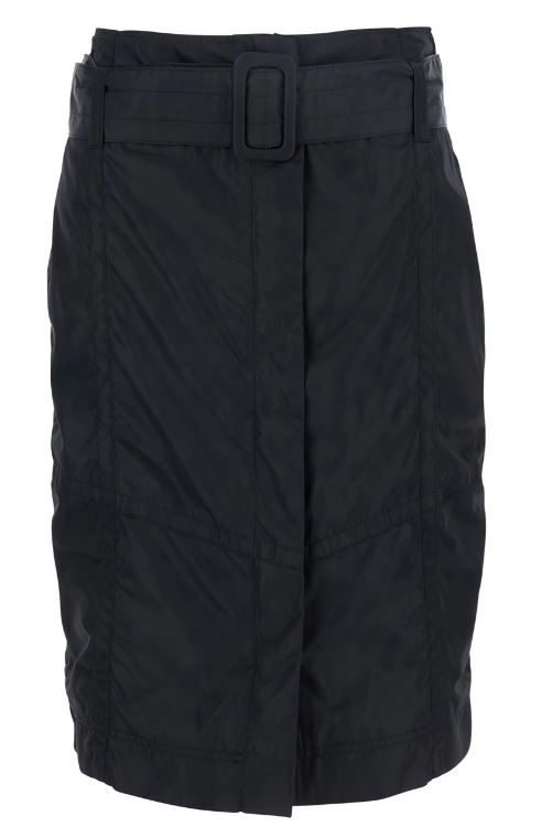 25FW 핑코 미디 스커트 GEMA105941 A2Y0G05 Blu grafite