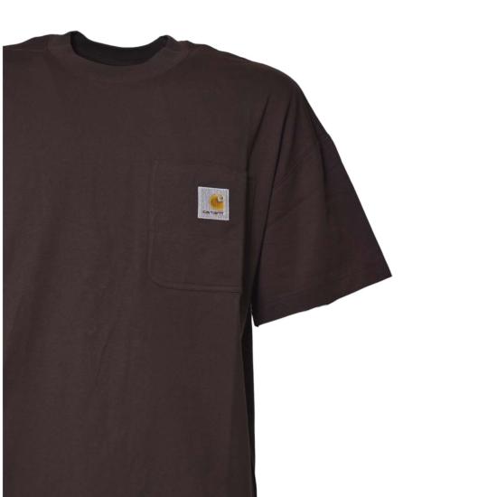 25FW 칼하트 WIP 반팔 티셔츠 I035523 33HXX Brown - CARHARTT WIP