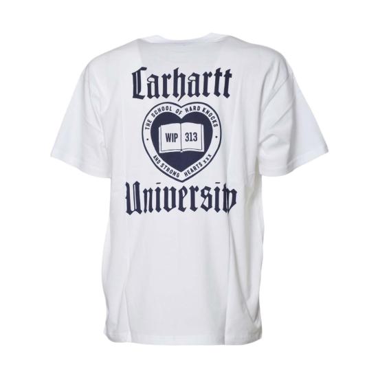 25FW 칼하트 WIP 반팔 티셔츠 I035453 02XX White - CARHARTT WIP