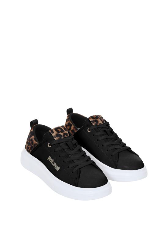 25FW 로베르토 카발리 스니커즈 79RA3SB7 ZPB58899 Black - ROBERTO CAVALLI