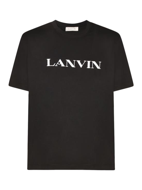 25FW 랑방 반팔 티셔츠 RMTS0012J300H25 10 Black