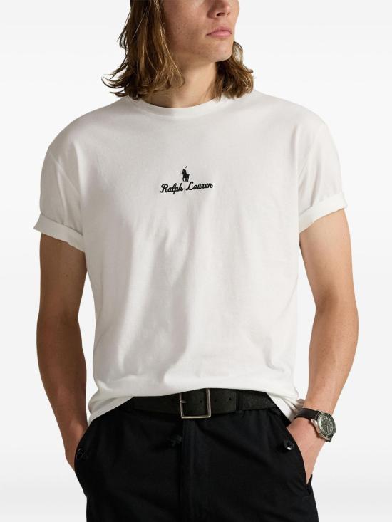 25FW 폴로 랄프로렌 반팔 티셔츠 710981370 003 White - POLO RALPH LAUREN