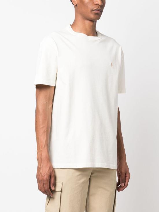 24FW 폴로 랄프로렌 반팔 티셔츠 710916698 003 White - POLO RALPH LAUREN