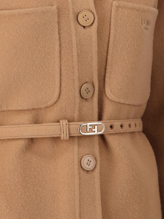 24FW 펜디 가디건 FJ7235 W18 F0QU5 Brown - FENDI