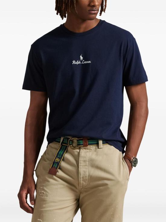 25FW 폴로 랄프로렌 반팔 티셔츠 710981370 002 Blue - POLO RALPH LAUREN