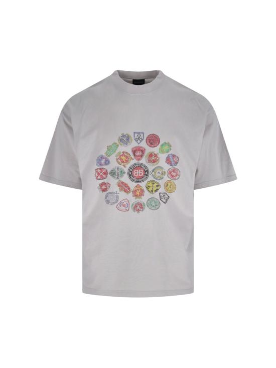 25FW 발렌시아가 반팔 티셔츠 764235 TTVH4 9012 White