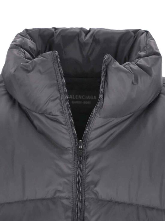 25FW 발렌시아가 스탠다드 푸퍼 패딩 852049 TNO12 1000 Black - BALENCIAGA
