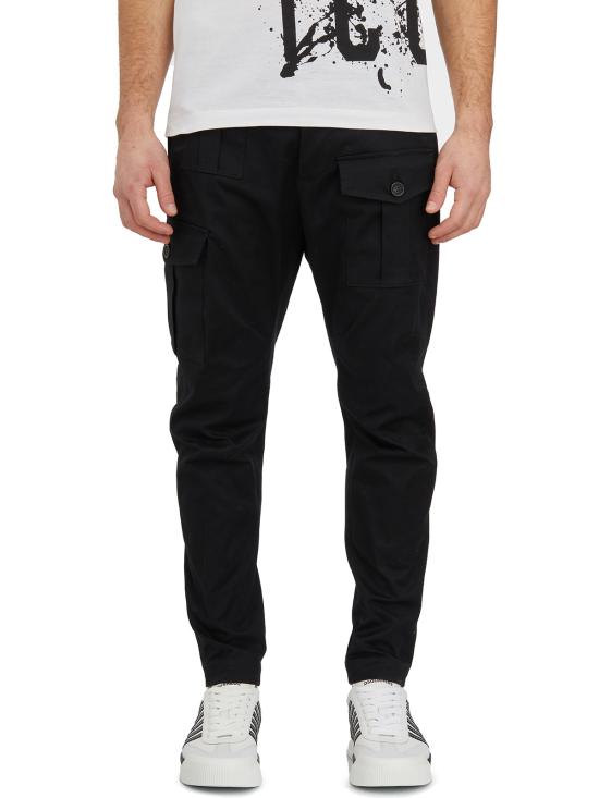 25FW 디스퀘어드2 스트레이트 팬츠 MS74KB0818S39021900 Black