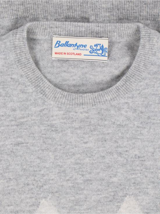 25FW 발렌타인 스웨터 B2P000 12KA8 95001 Grey - BALLANTYNE