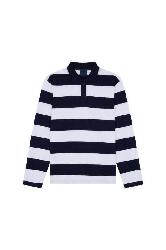  폴앤샤크 폴로 티셔츠 25411836 182 WHITE BLUE