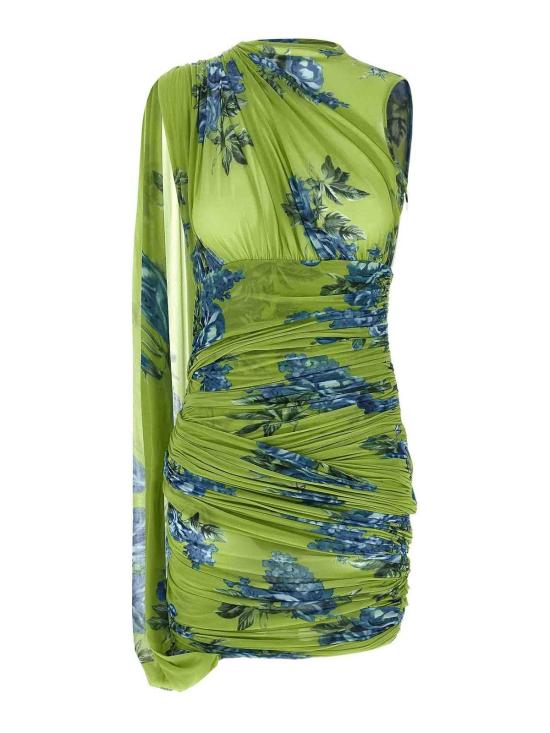 26FW 마그다뷰트림 미디 스커트 251725GREEN Green