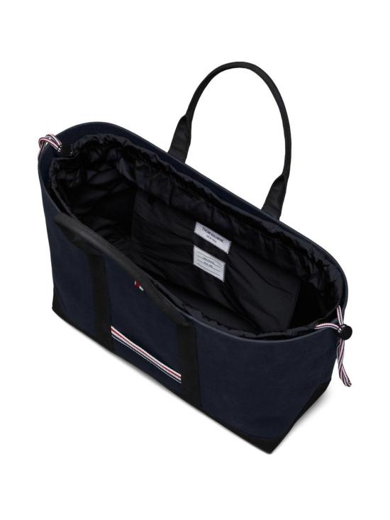 25FW 톰브라운 토트백 UAG231AF0927415 Blue - THOM BROWNE