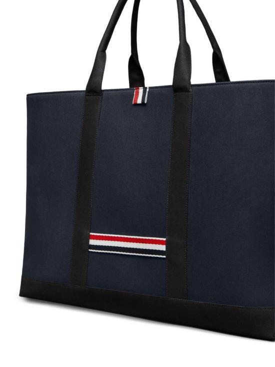 25FW 톰브라운 토트백 UAG231AF0927415 Blue - THOM BROWNE