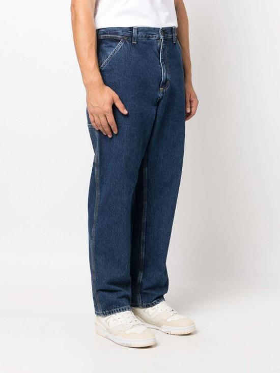 25FW 칼하트 스미스 데님 싱글 니 팬츠 I032024010632 Blue - CARHARTT