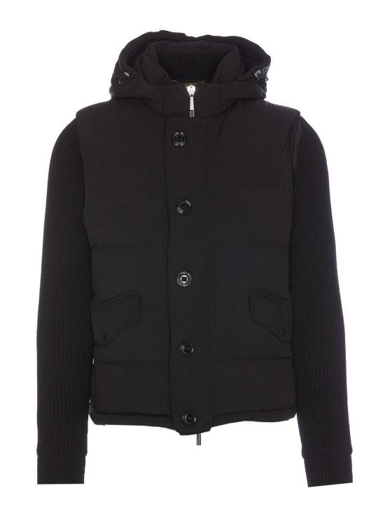  무레르 포스콜로 KNM 패디드 봄버 니트 자켓  FOSCOLOKNMU0001 Black