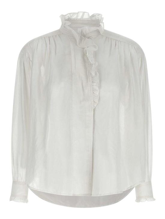  이자벨마랑에뚜왈 민소매 티셔츠 HT0001FCB3J04E20WH White